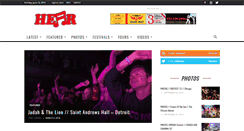 Desktop Screenshot of hearmagazine.com